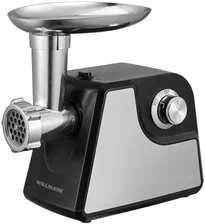 Willmark Электромясорубка WILLMARK WMG-2200BS (2200Вт,2 скор.,реверс,овощерез., нас. д/кеббе, сос., 2 г. гар) Черный мясорубка