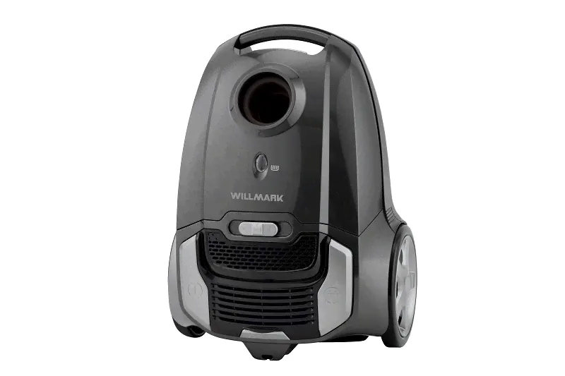 Пылесос WILLMARK VC-2650DBM (трубка телескоп/металлич.,2200Вт, мощ.всас.450Вт, мешок д/сбора пыли)Серый