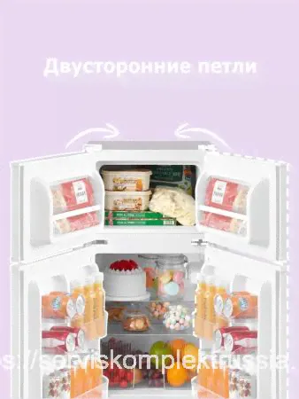Холодильник WILLMARK RFT-123DD (компрессор TOSHIBA 91л.,R600A,верх.мор.отд.,перенав.дв.,гар. 3 года, белый).-3