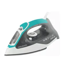Утюг WILLMARK SI-2280CS (2200Вт, керам. подошва, 250мл., анти-накипь, шнур 1,9 м, серый)