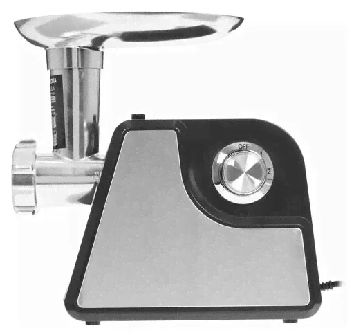 Willmark Электромясорубка WILLMARK WMG-2200BS (2200Вт,2 скор.,реверс,овощерез., нас. д/кеббе, сос., 2 г. гар) Черный мясорубка-3